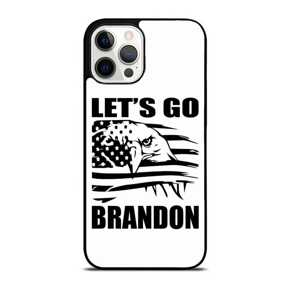 Let_s Go Brandon - American Bald Eagle US Flag Pro Trump iPhone Case